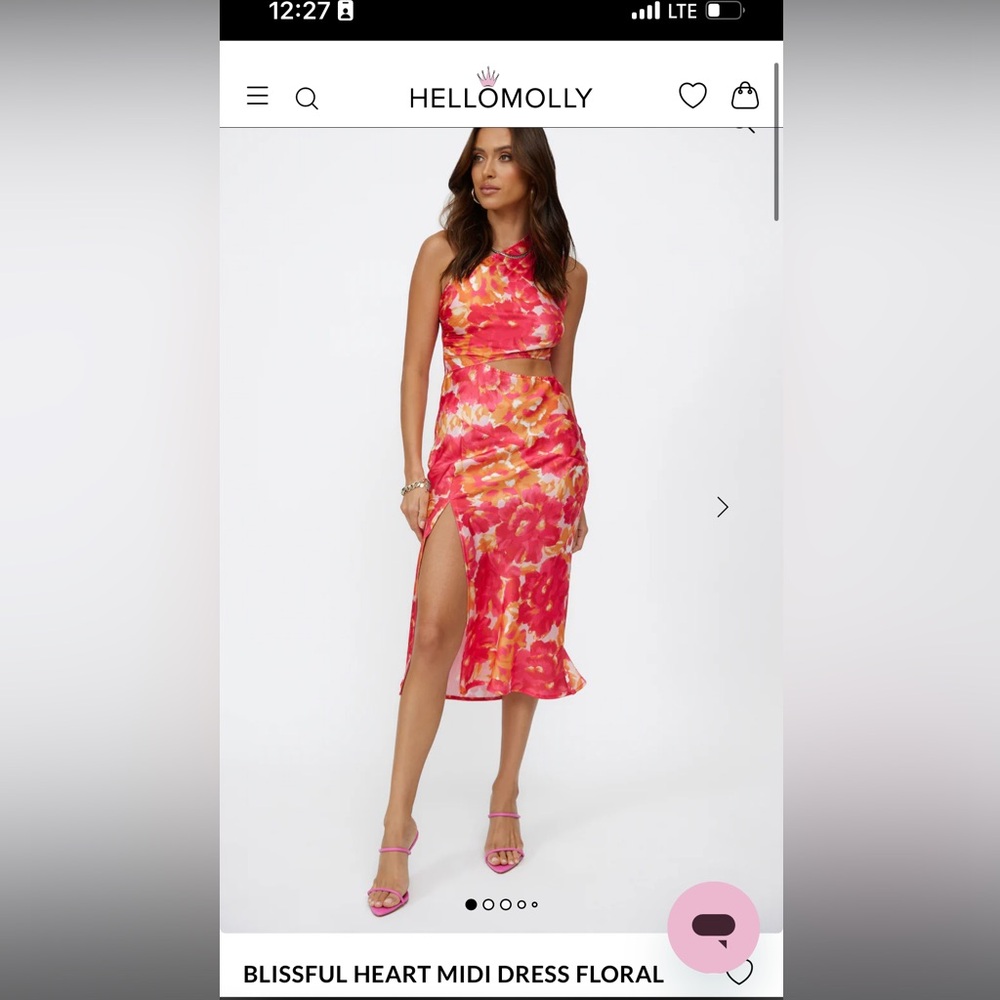 Hello Molly Blissful Heart Midi Dress